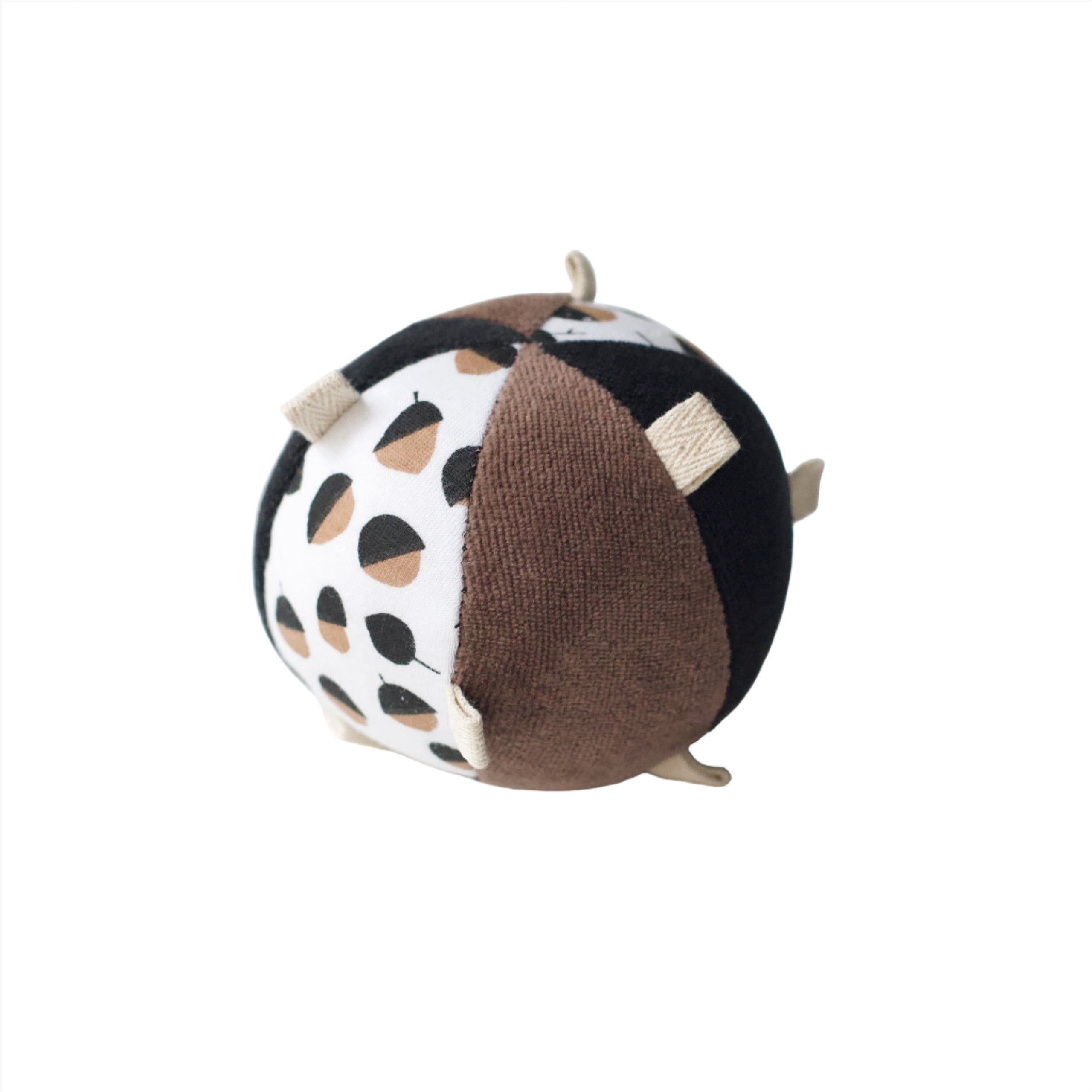 Taggy Ball With Rattle - Acorn