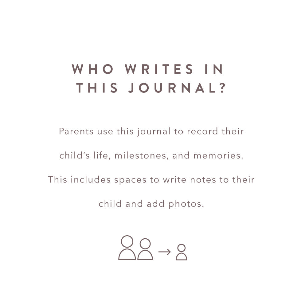 Adoption History Journal - Grey Linen by Promptly Journals