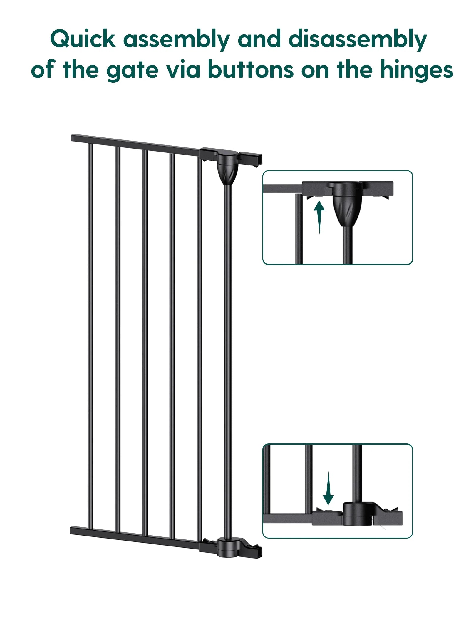 Adaptizone | Extra Wide Multi-purpose Safety Gate For Irregular Spaces(72''-104'')