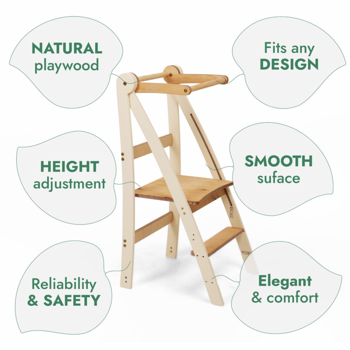 Adjustable Learning Tower - Kids Step Stool