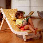 Adjustable Lounge Chair With Comfy Pad For Kids