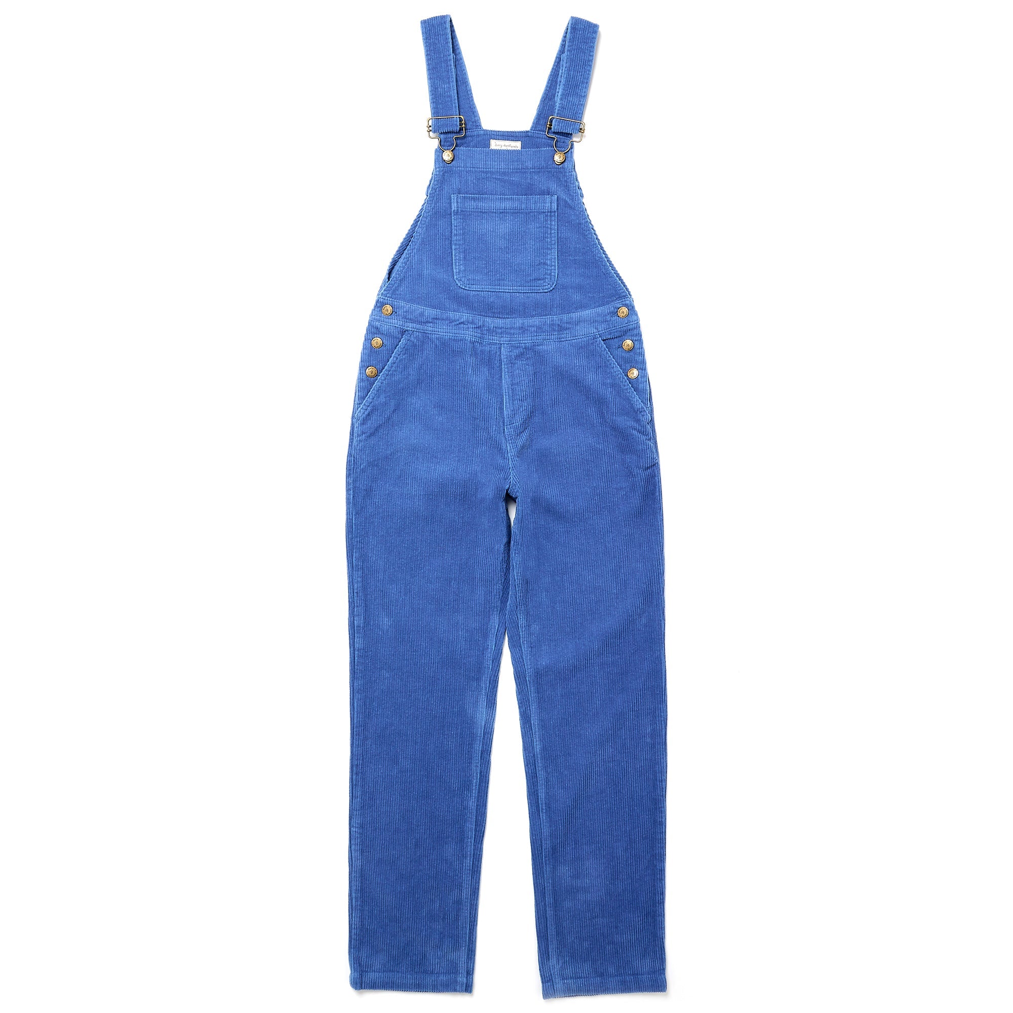 Adult Blue Chunky Cord Dungarees