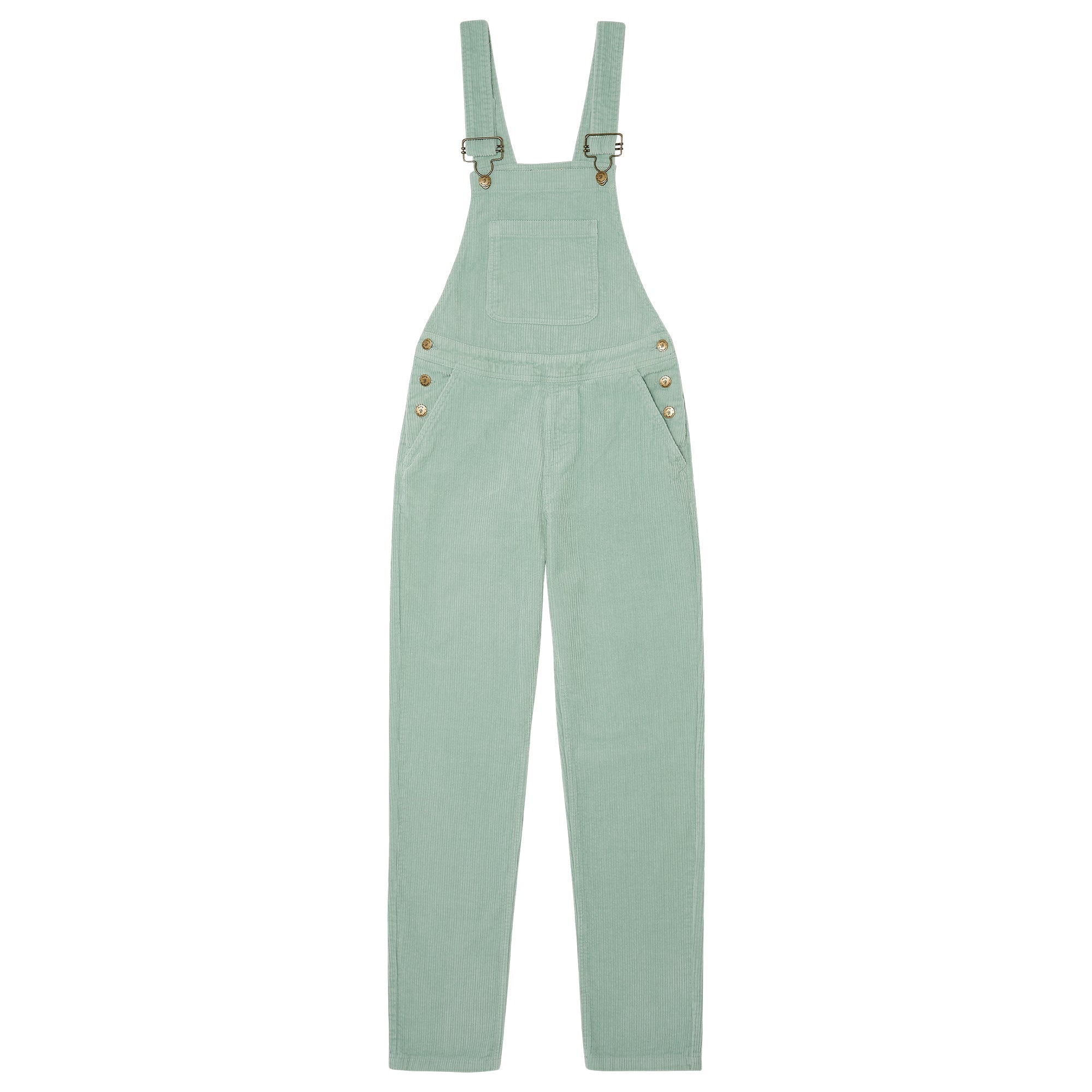 Adult Mint Chunky Cord Dungarees