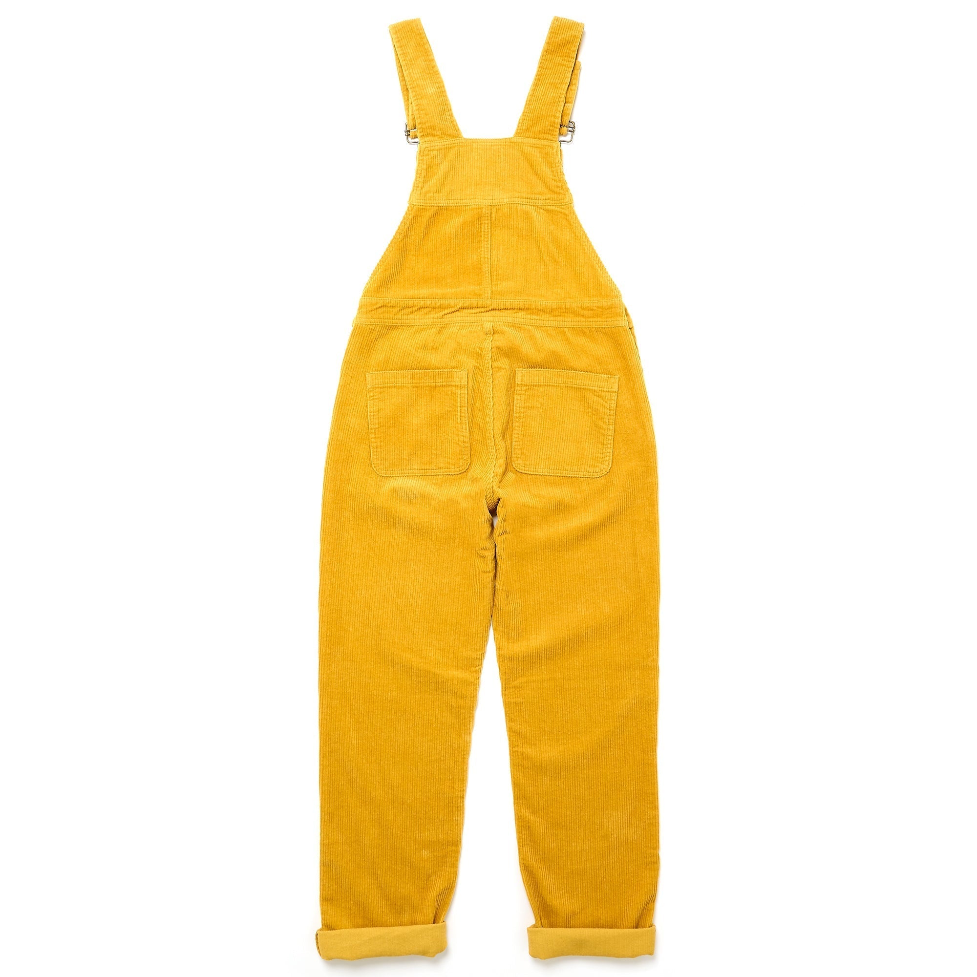 Adult Ochre Chunky Cord Dungarees