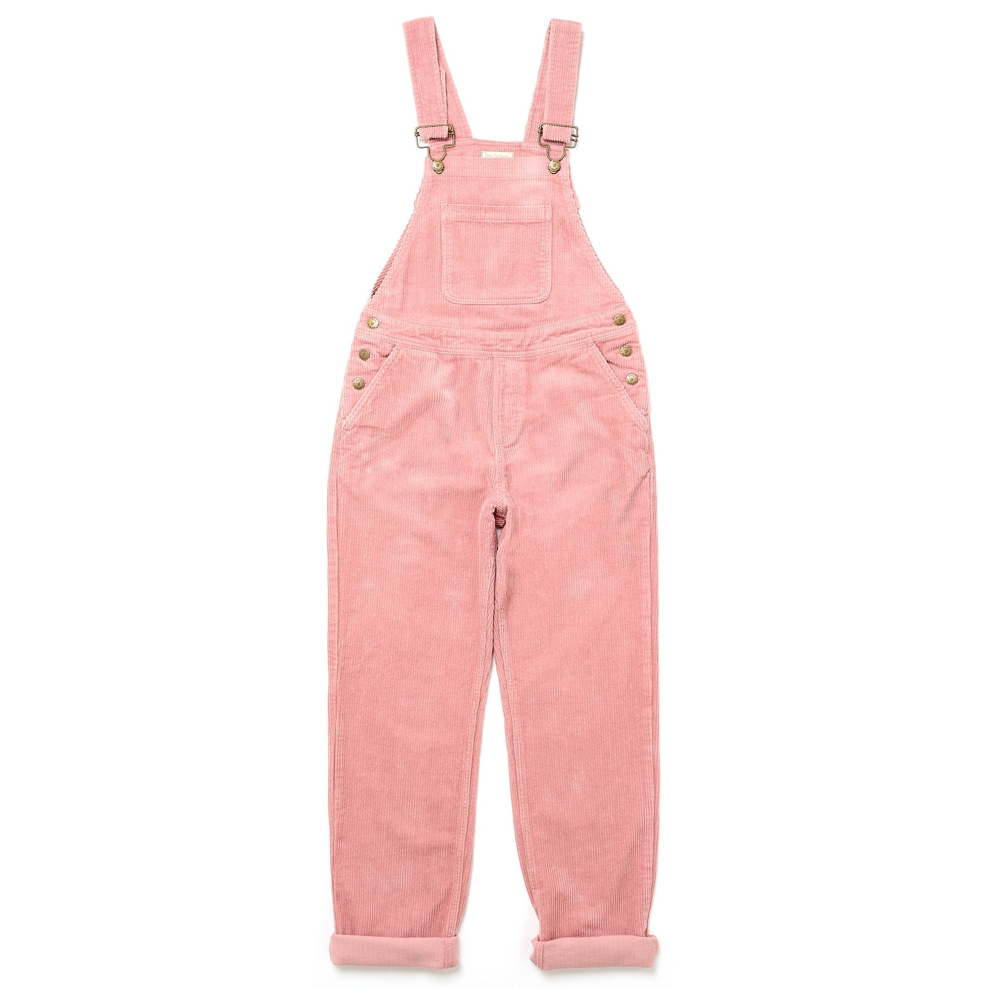 Adult Pink Chunky Cord Dungarees