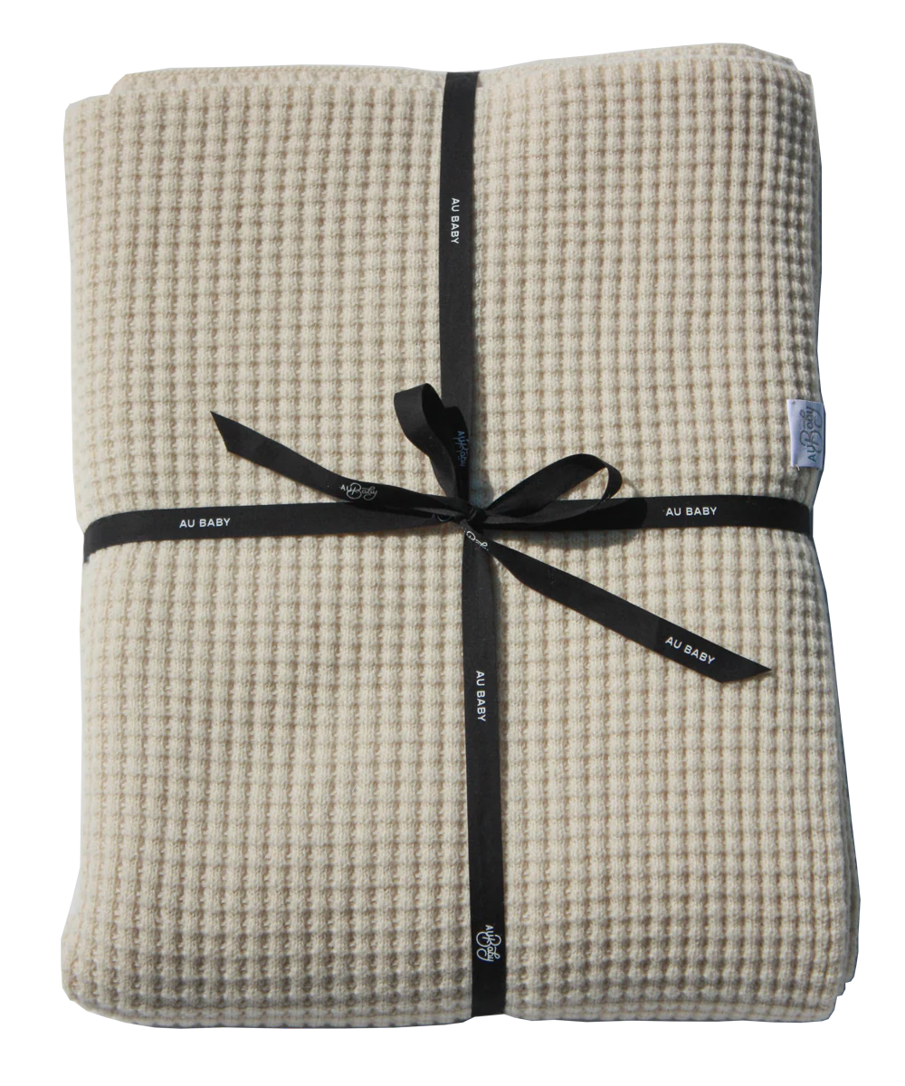 Adult Popcorn Blanket - Cream