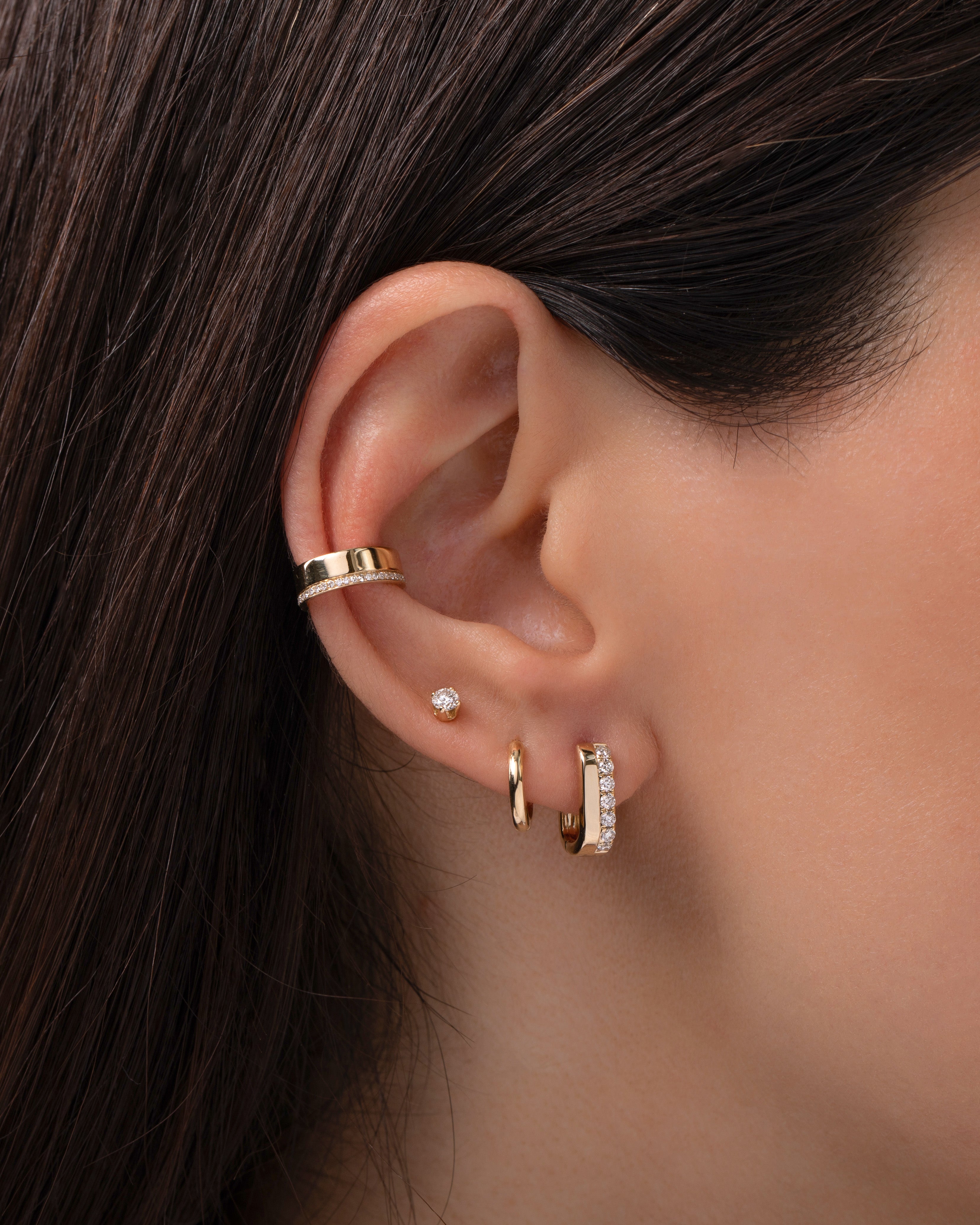 Thick Diamond Ear Cuff