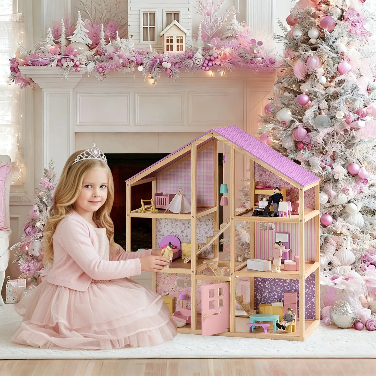 ® Sweetwood Dollhouse Without Dolls