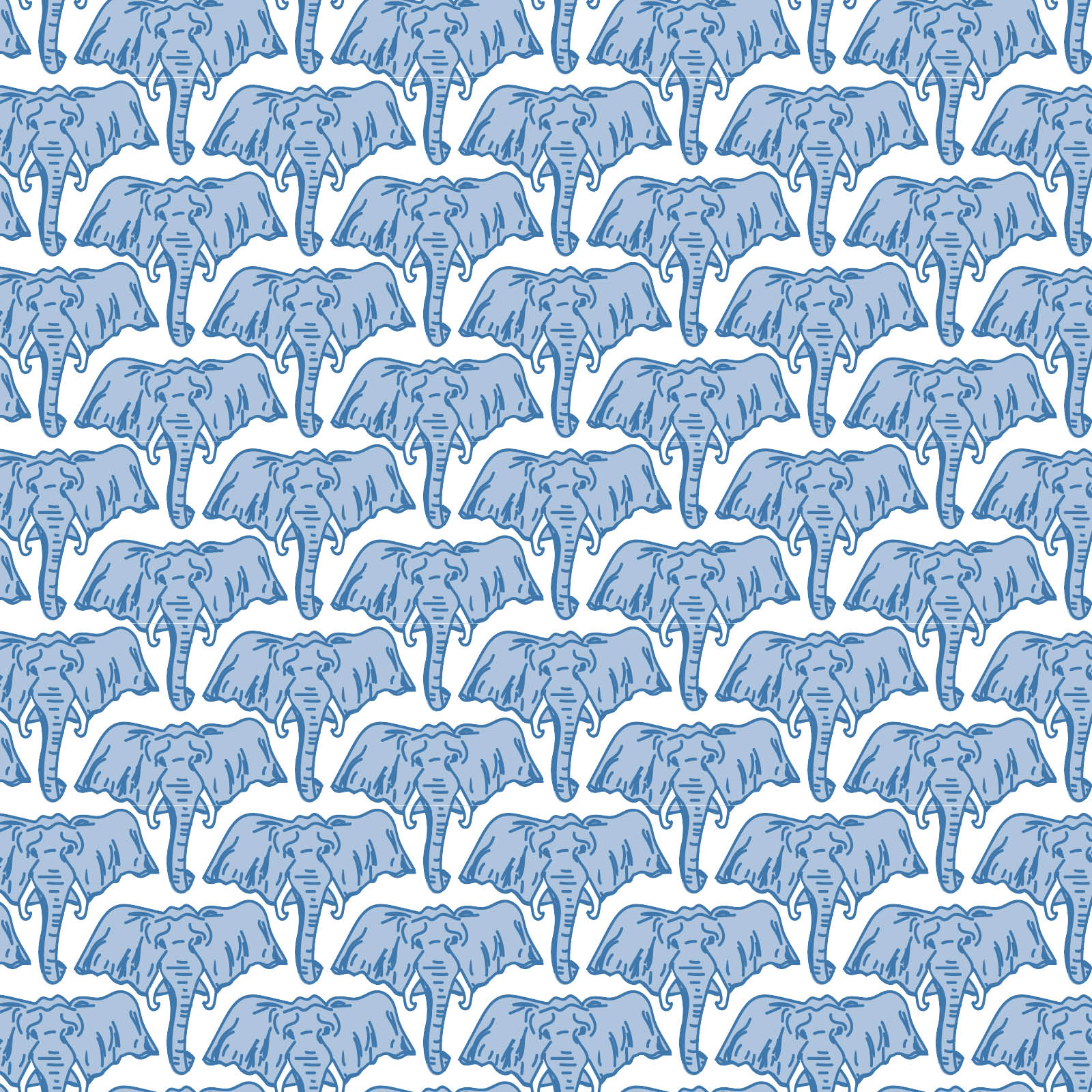 Beckett Boys' Hangout Pant - African Elephants Blue