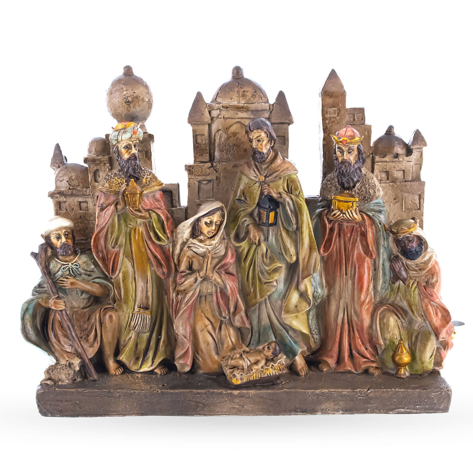 Bethlehem Nativity Scene Figurine 12 Inches