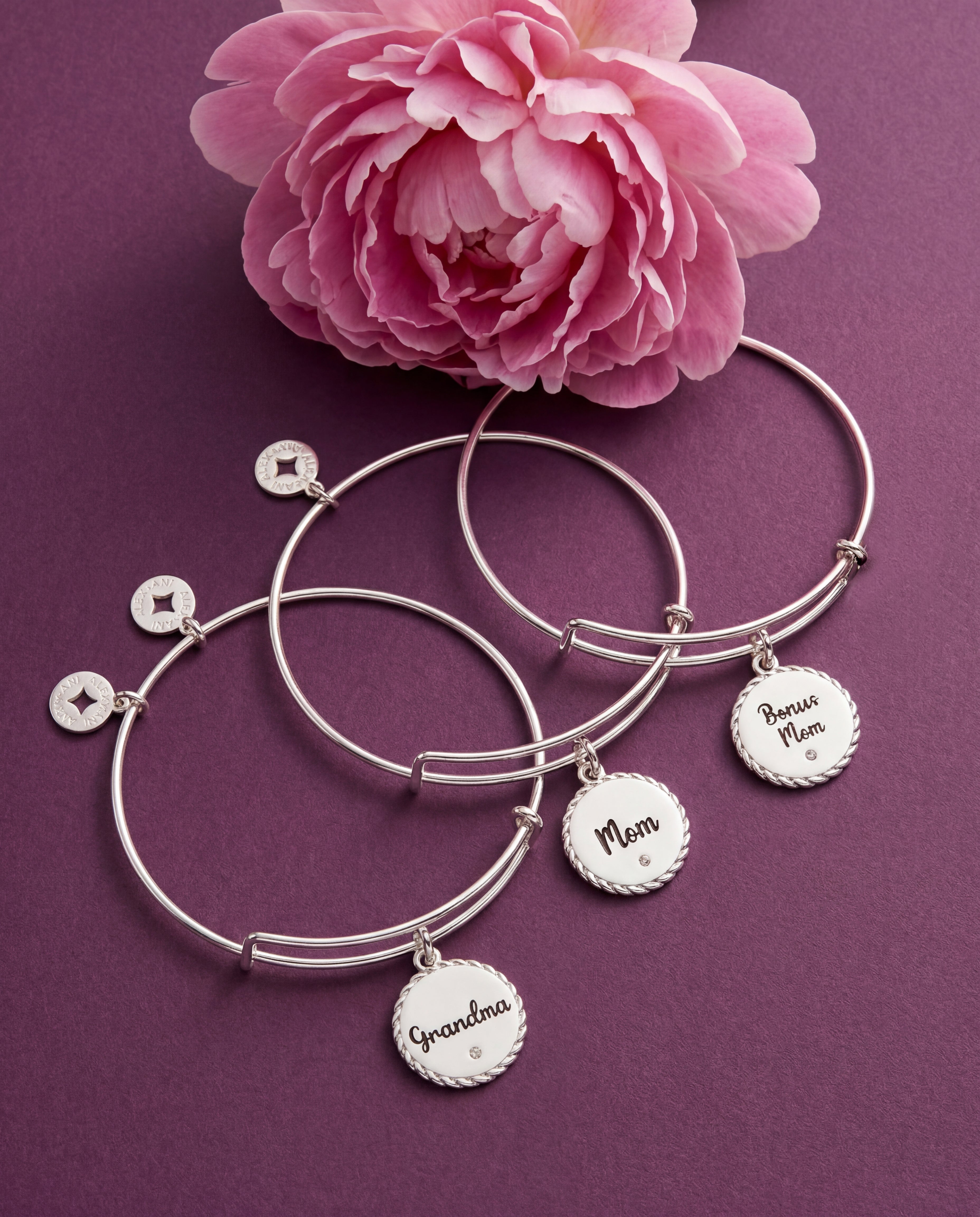 Bonus Mom 'family Isn't Only Blessed By Name' Charm Bangle