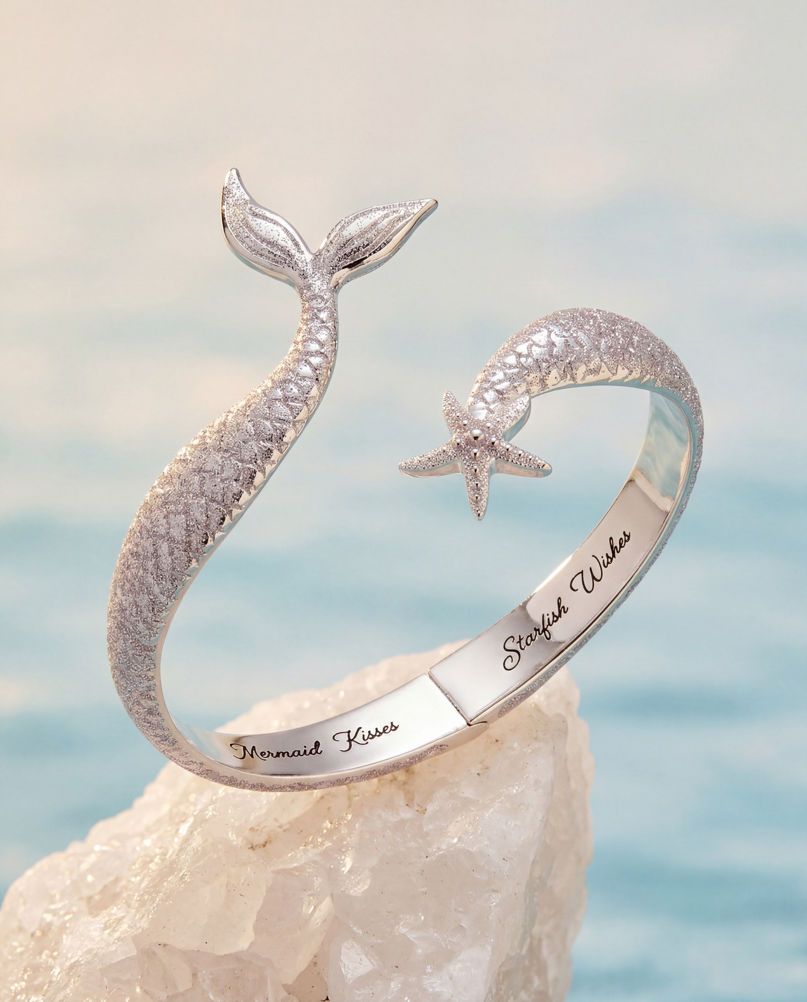 Salt + Sea 'mermaid Kisses, Starfish Wishes' Cuff