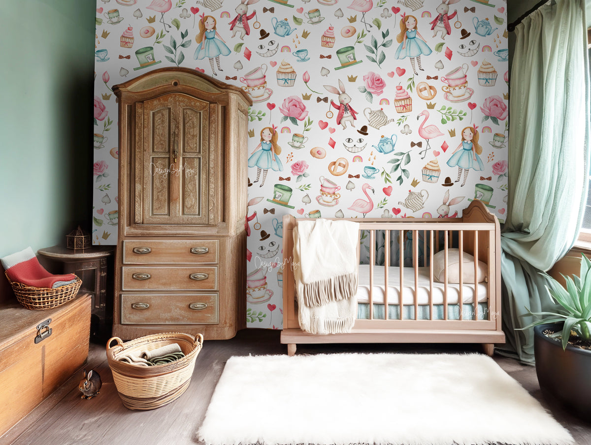 Wild Flowers Wallpaper - Nursery Wall Decor Wallpapers