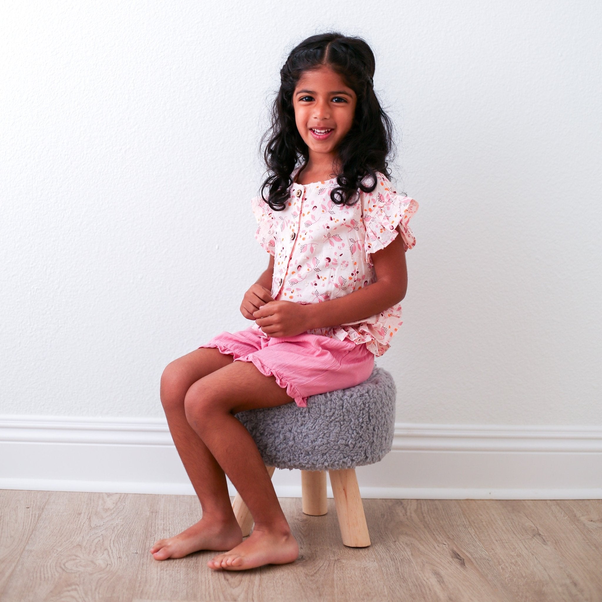 Aliya Pink Short And Top