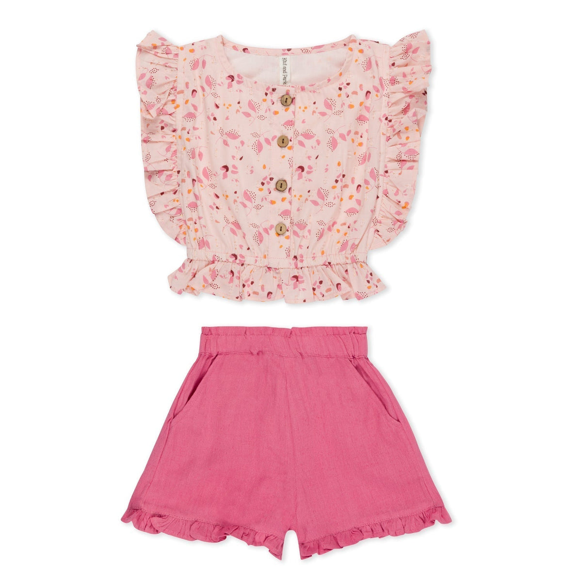 Aliya Pink Short And Top