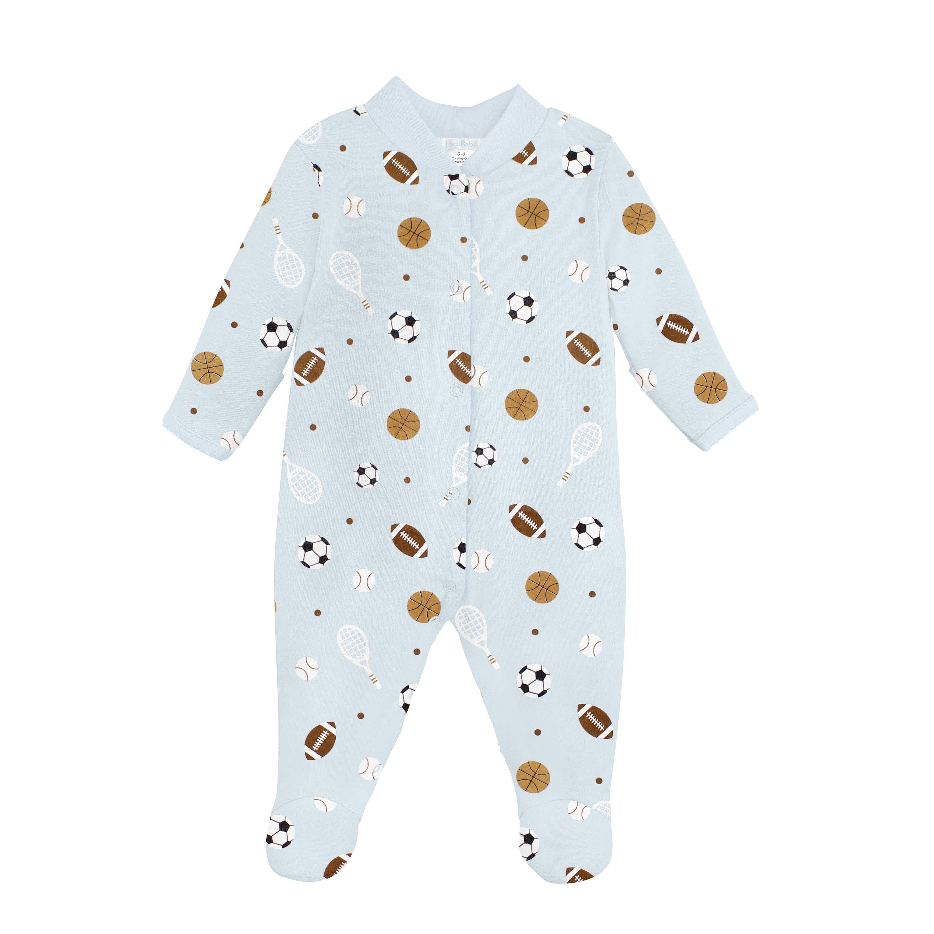 All Star Sports Printed Footie | Baby Boy