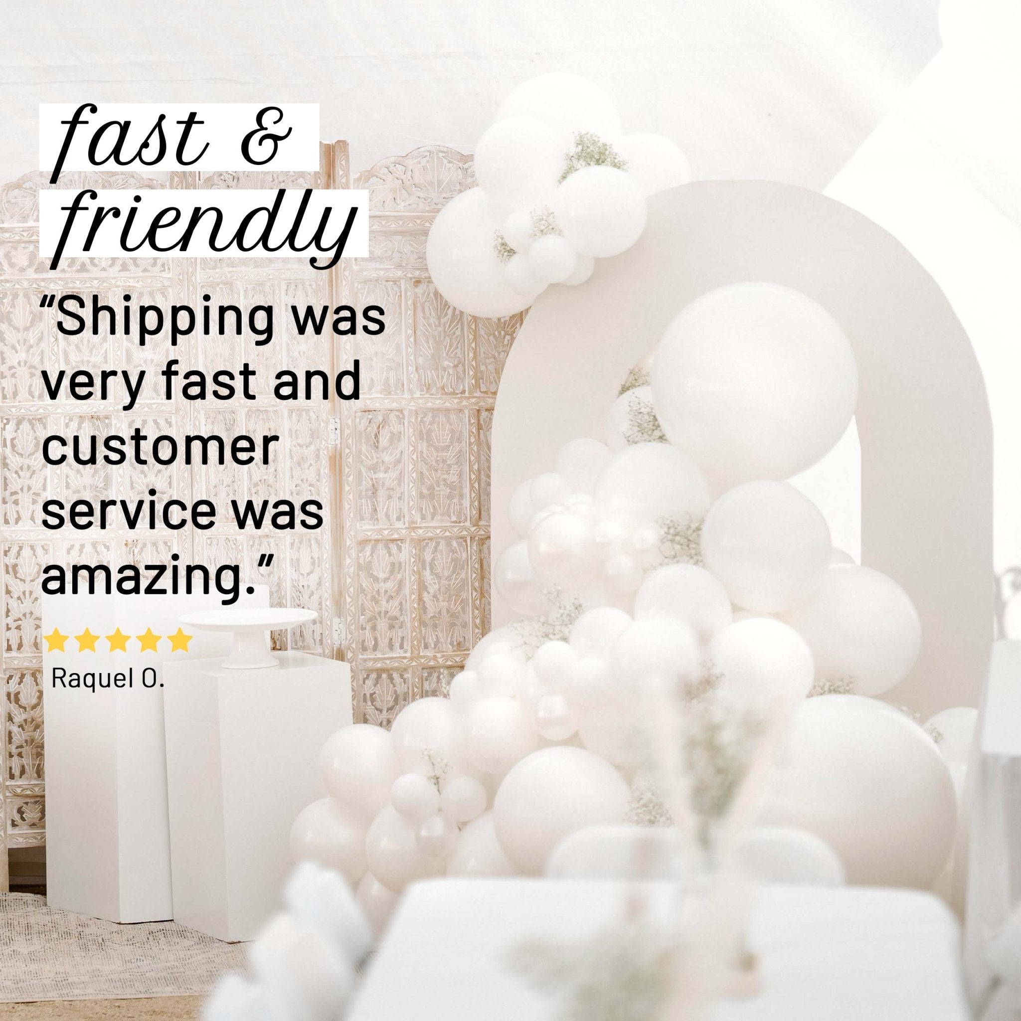 White Wedding Balloon Garland Kit – Pearl & Matte