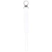 Classic White All Silicone One Piece Pacifier Clip