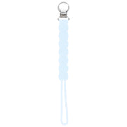 Waverly Baby Blue All Silicone One Piece Pacifier Clip