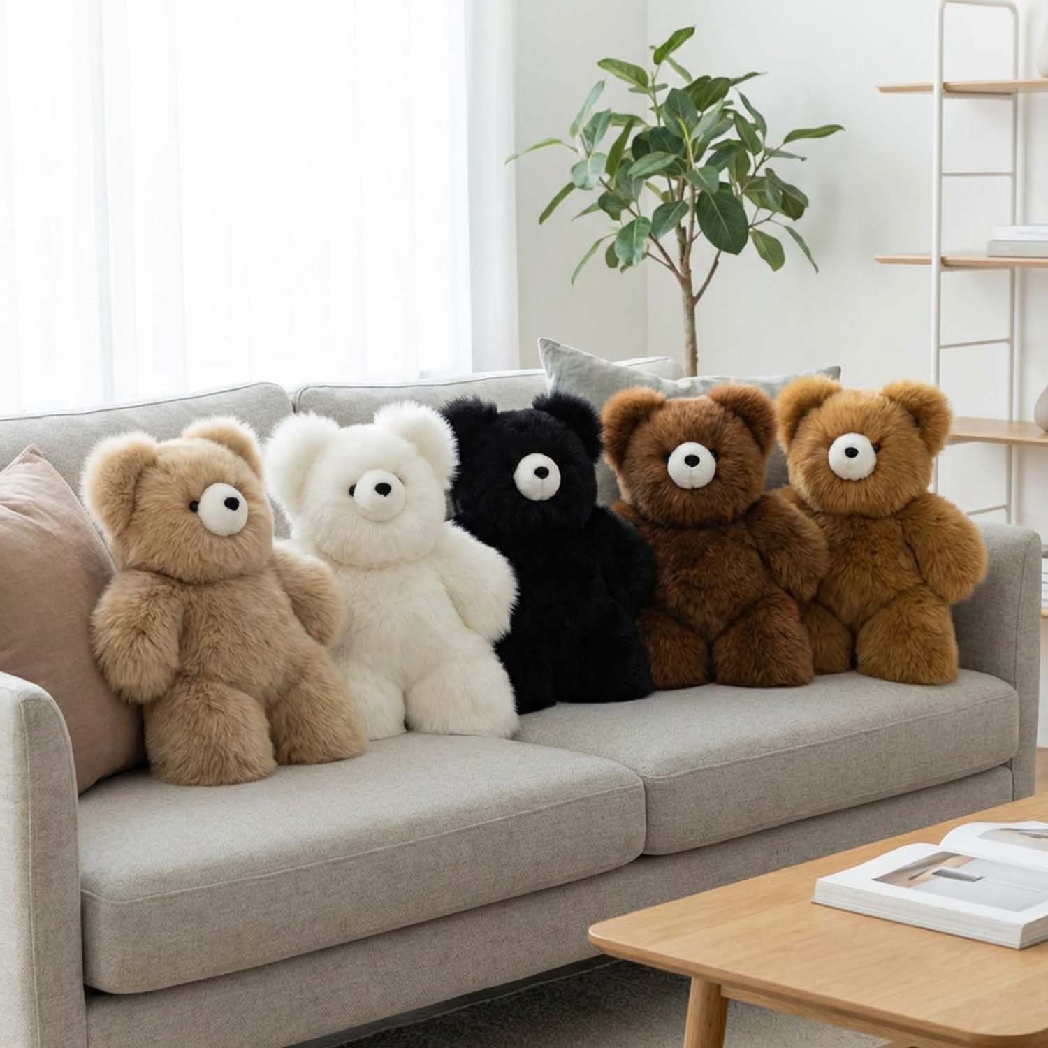 Alpaca Stuffed Animal - Bear - Large 21"