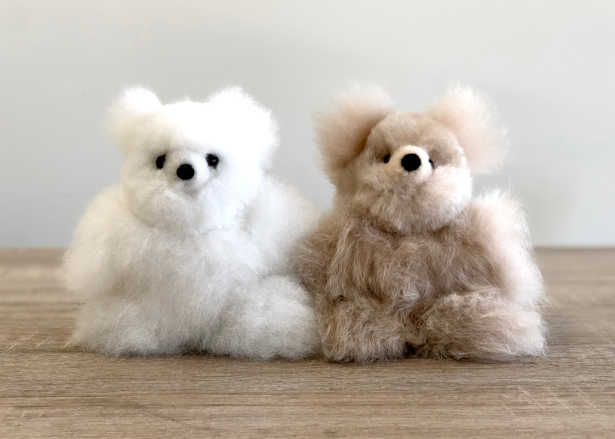 Alpaca Stuffed Animal - Bear - Micro 7"