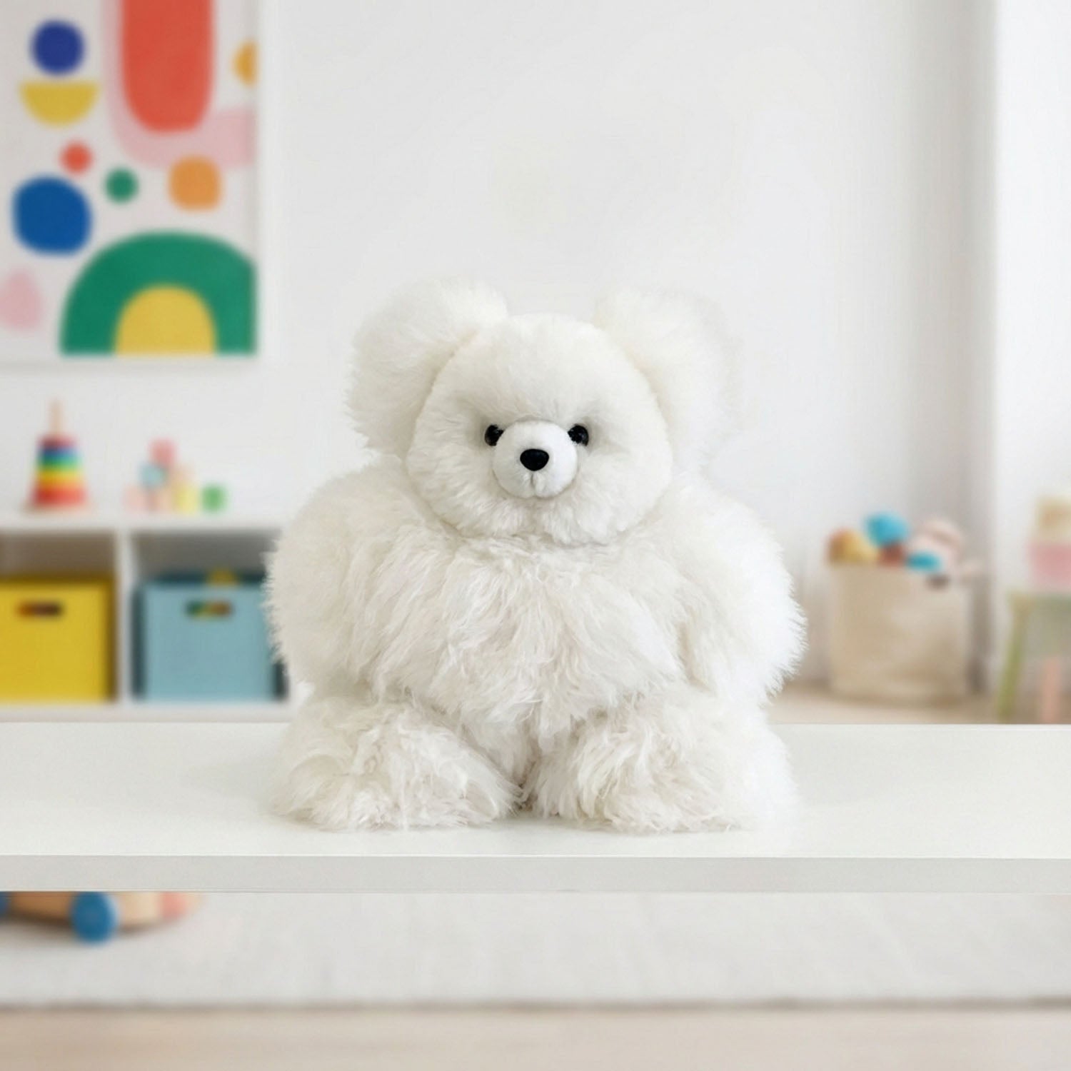 Alpaca Stuffed Animal - Bear - Small 10"