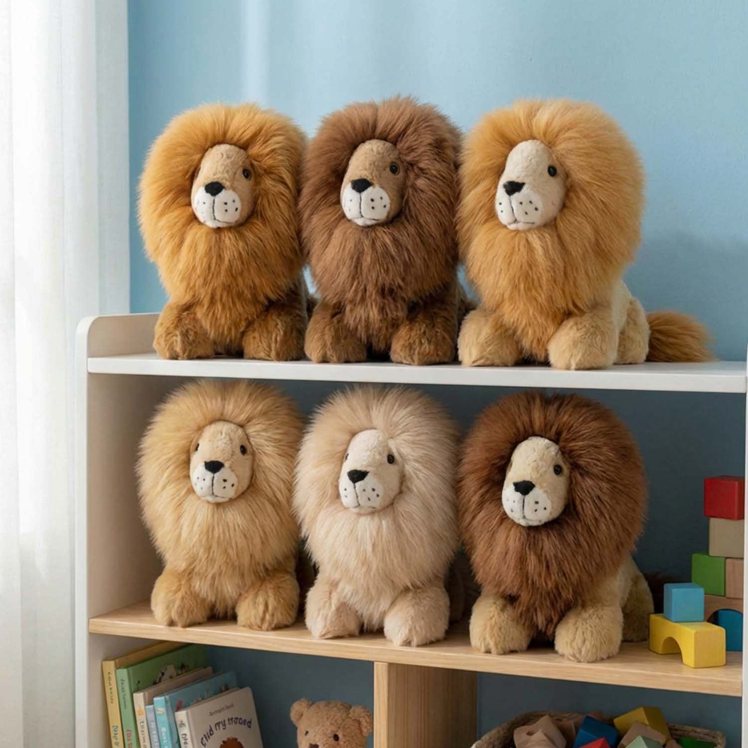 Alpaca Stuffed Animal - Lion 12"