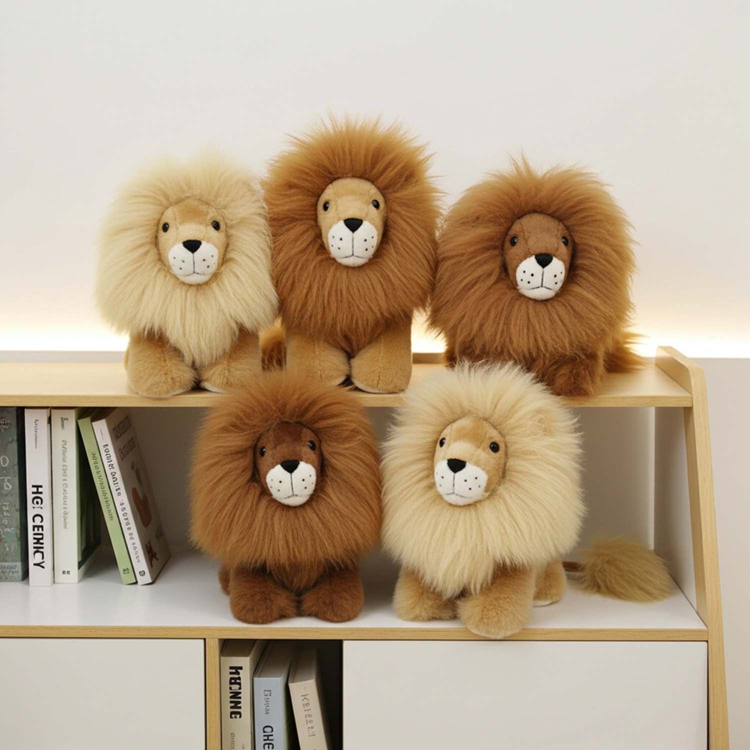 Alpaca Stuffed Animal - Lion - Small 9"