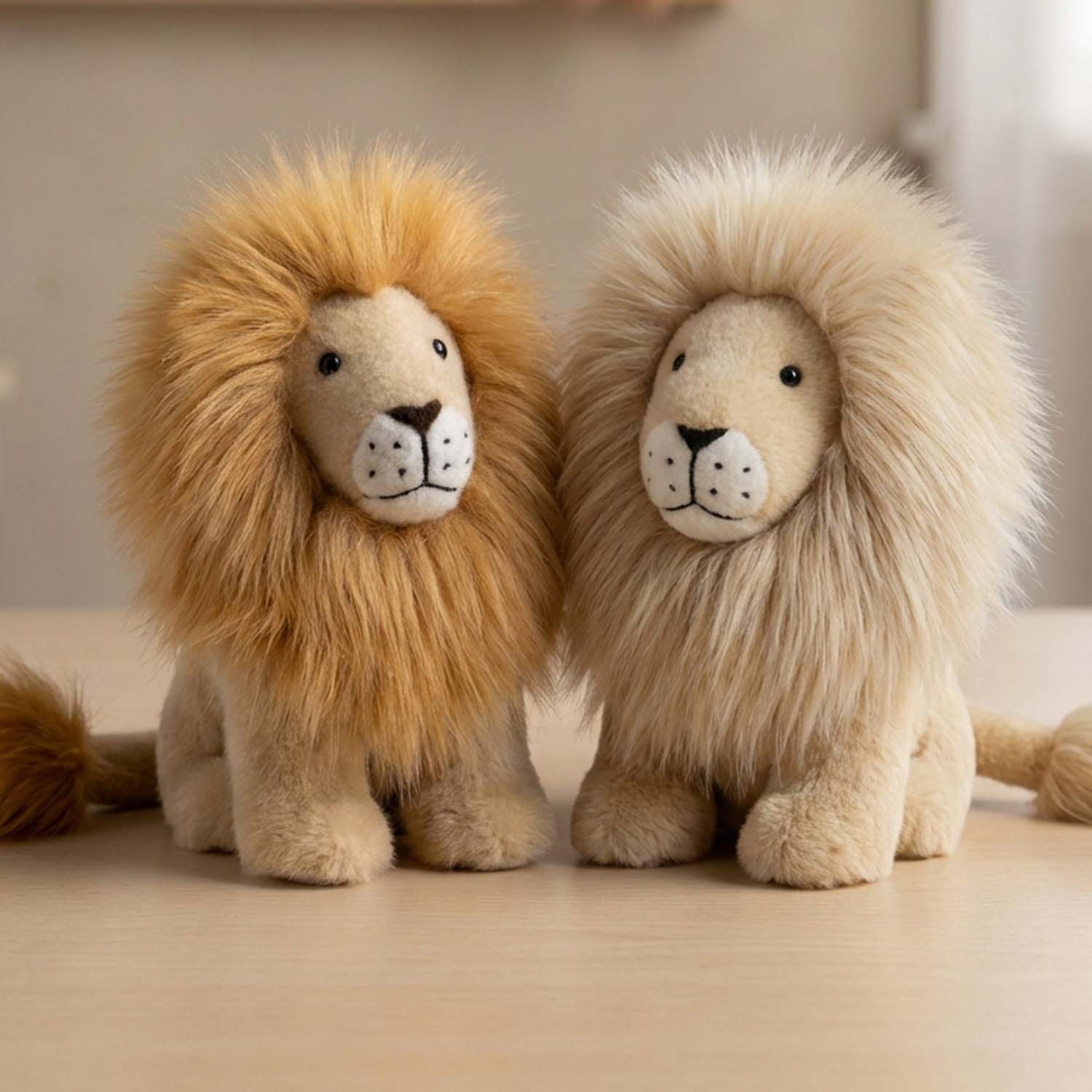 Alpaca Stuffed Animal - Lion - Small 9"