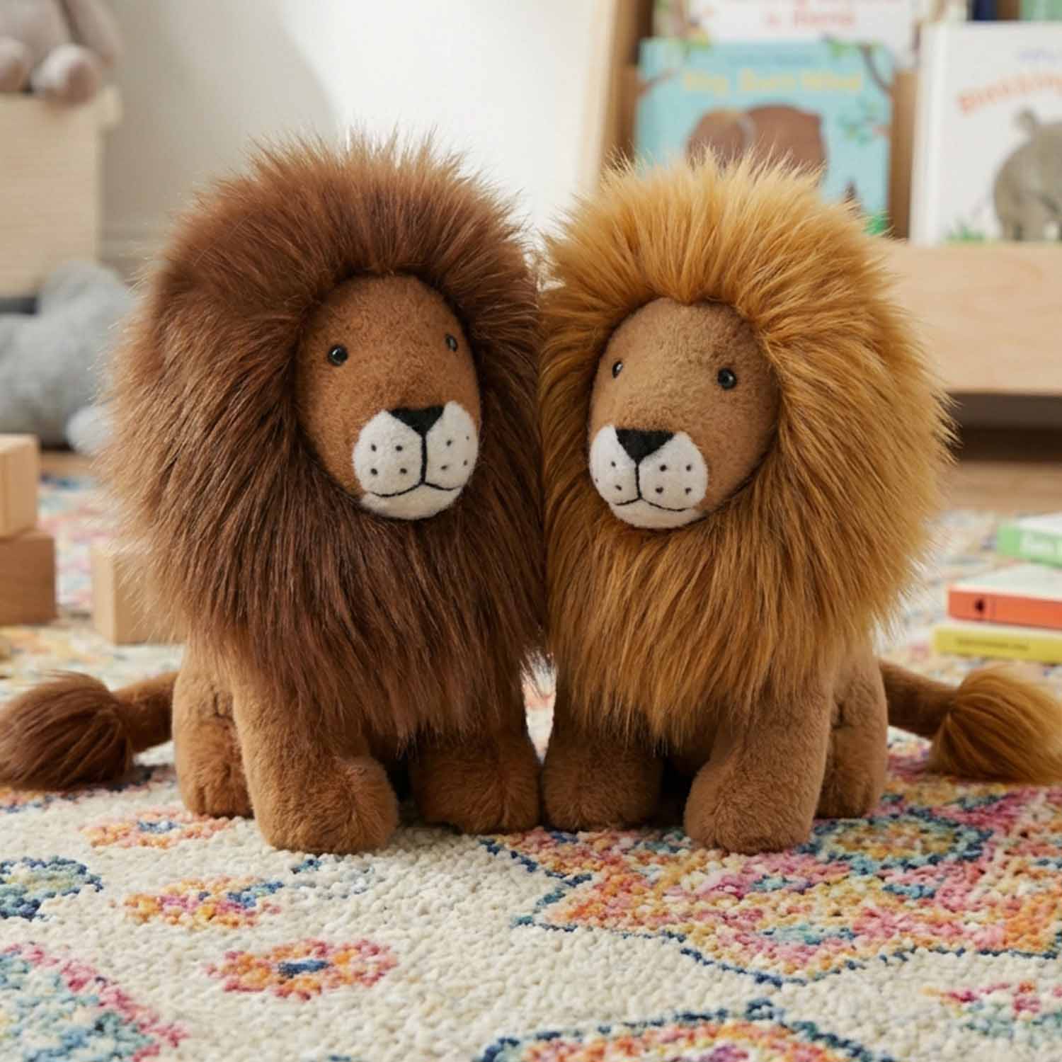 Alpaca Stuffed Animal - Lion - Small 9"