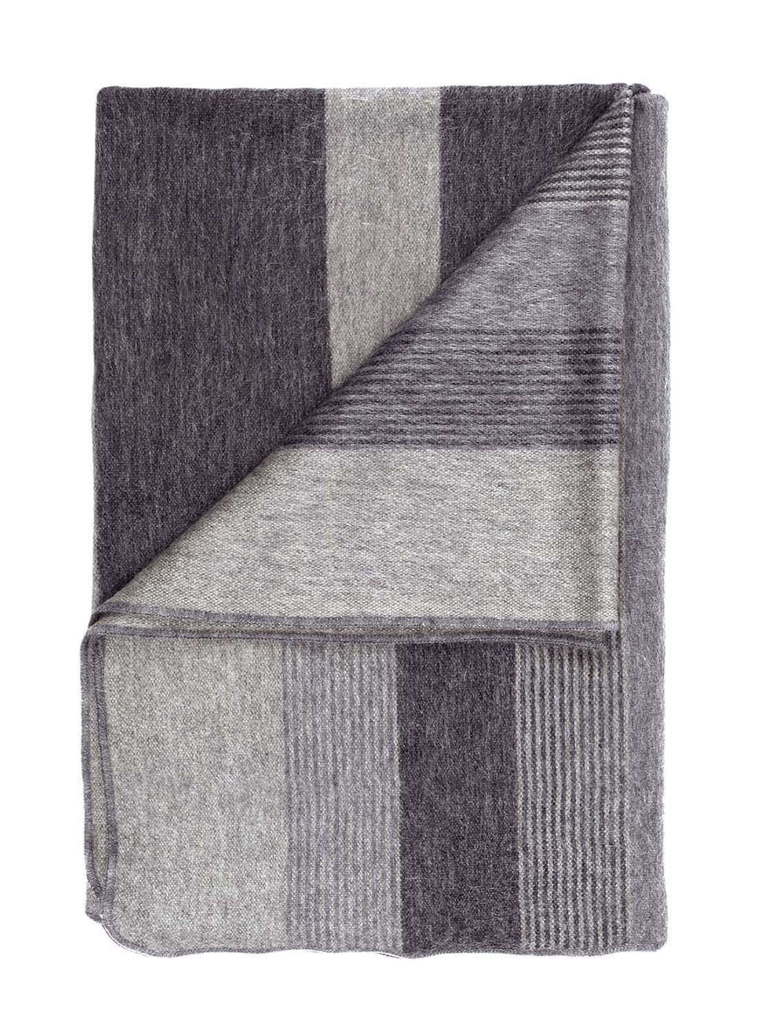 Alpaca Throw Blanket - Charcoal