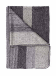 Alpaca Throw Blanket - Charcoal