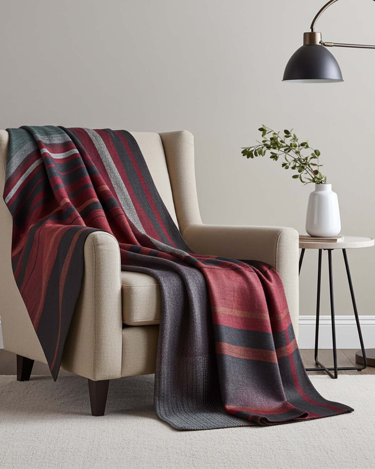 Alpaca Throw Blanket - Dragon Fruit