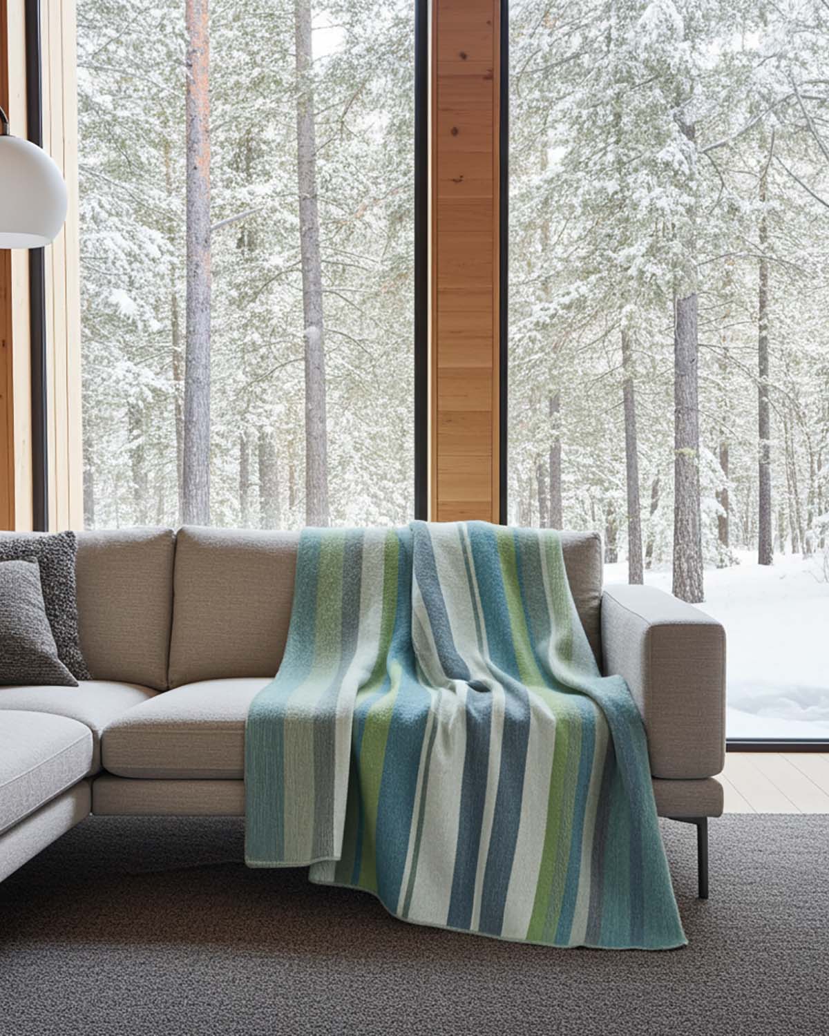Alpaca Throw Blanket - Lotus