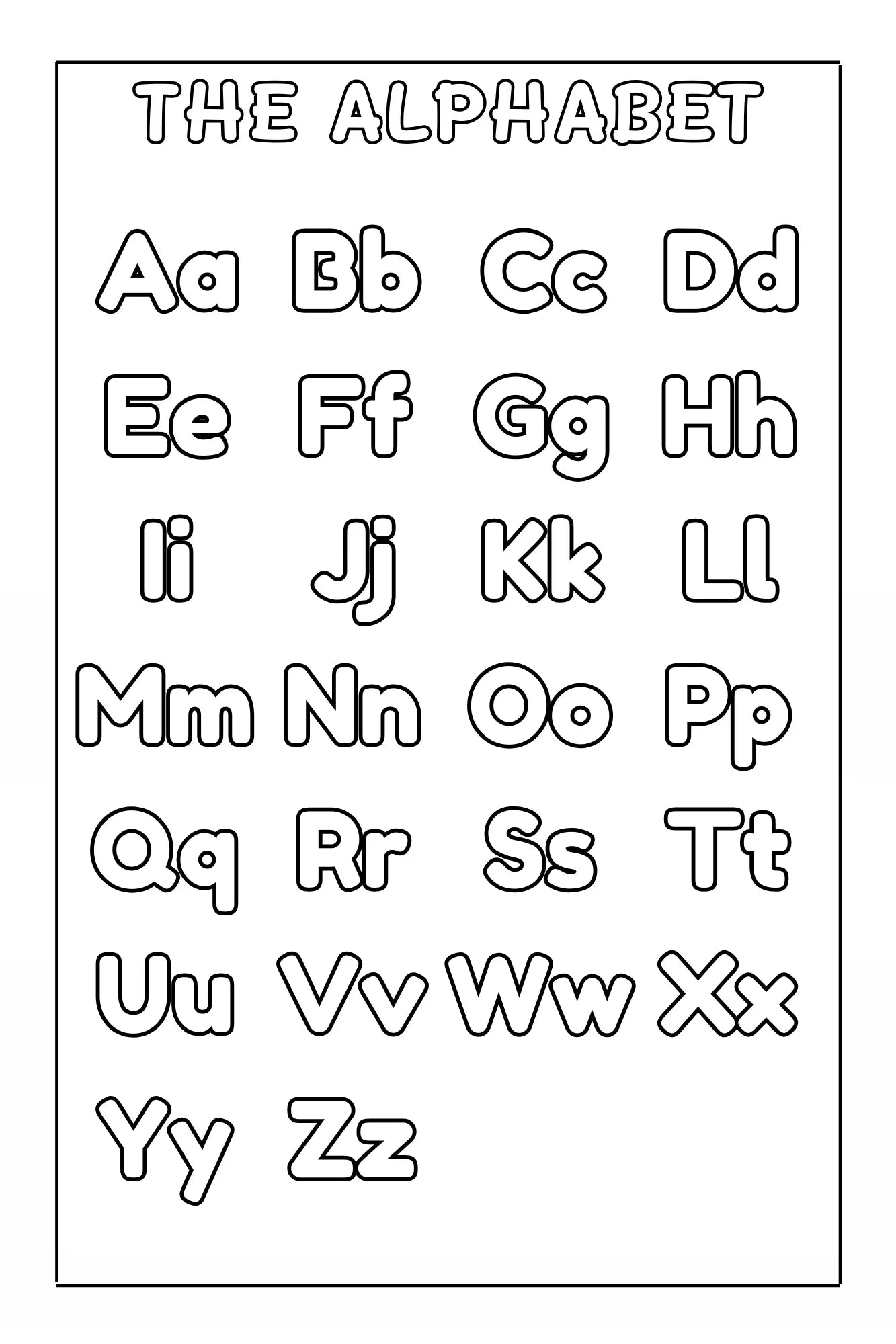 Abc Pigments: Learn, Trace And Color Through The Alphabet  Coloring Book