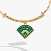"always Swing For The Fences" Charm Bangle