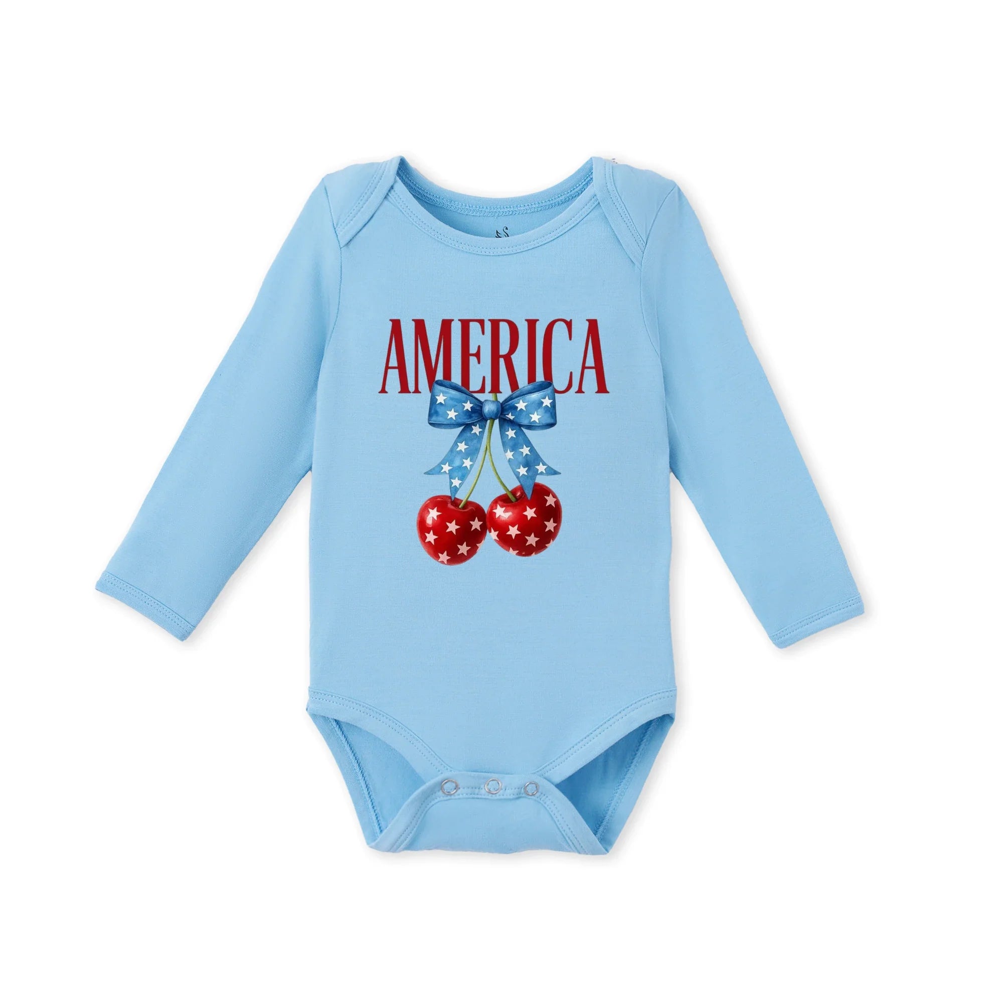 American Cherry Bamboo Baby Onesie