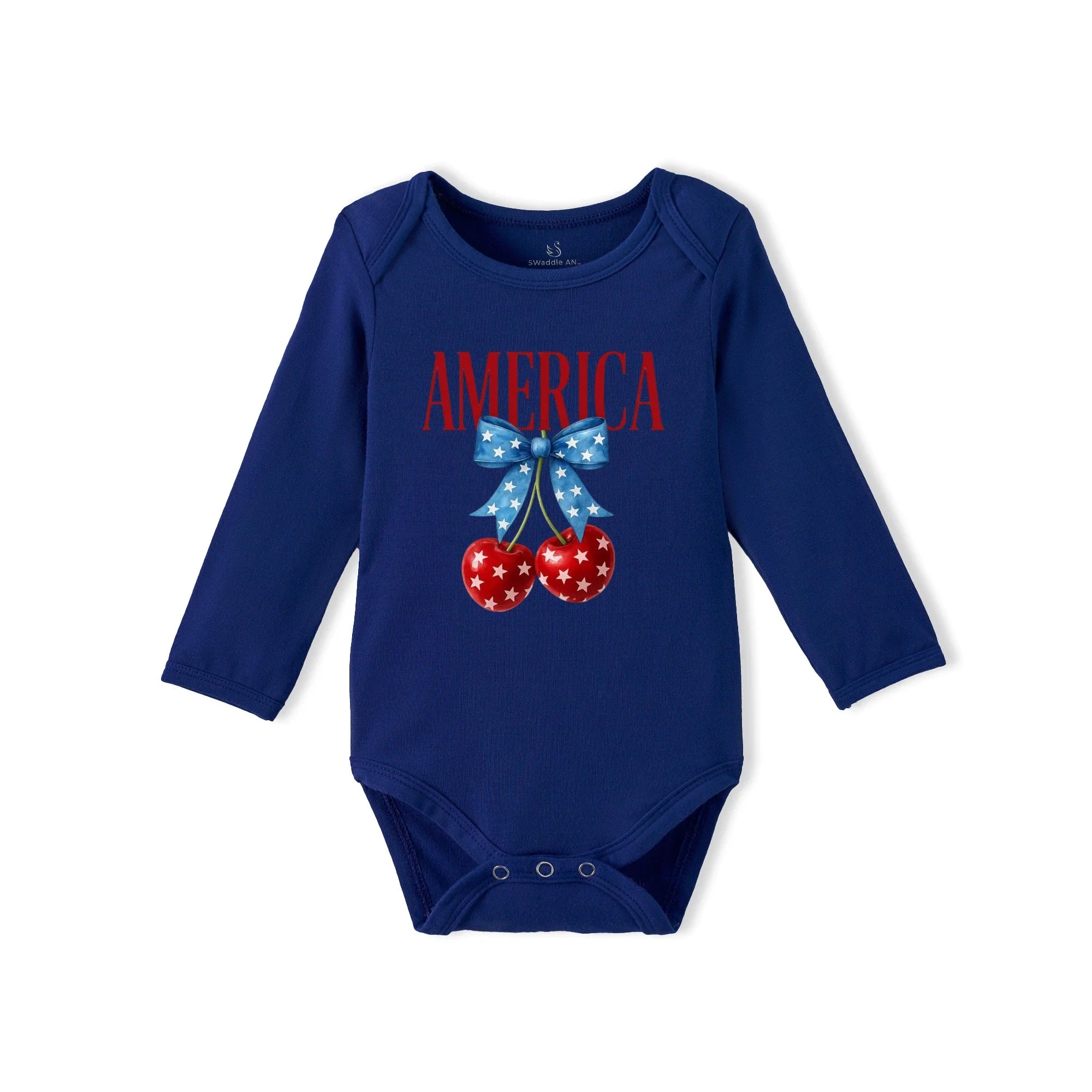 American Cherry Bamboo Baby Onesie