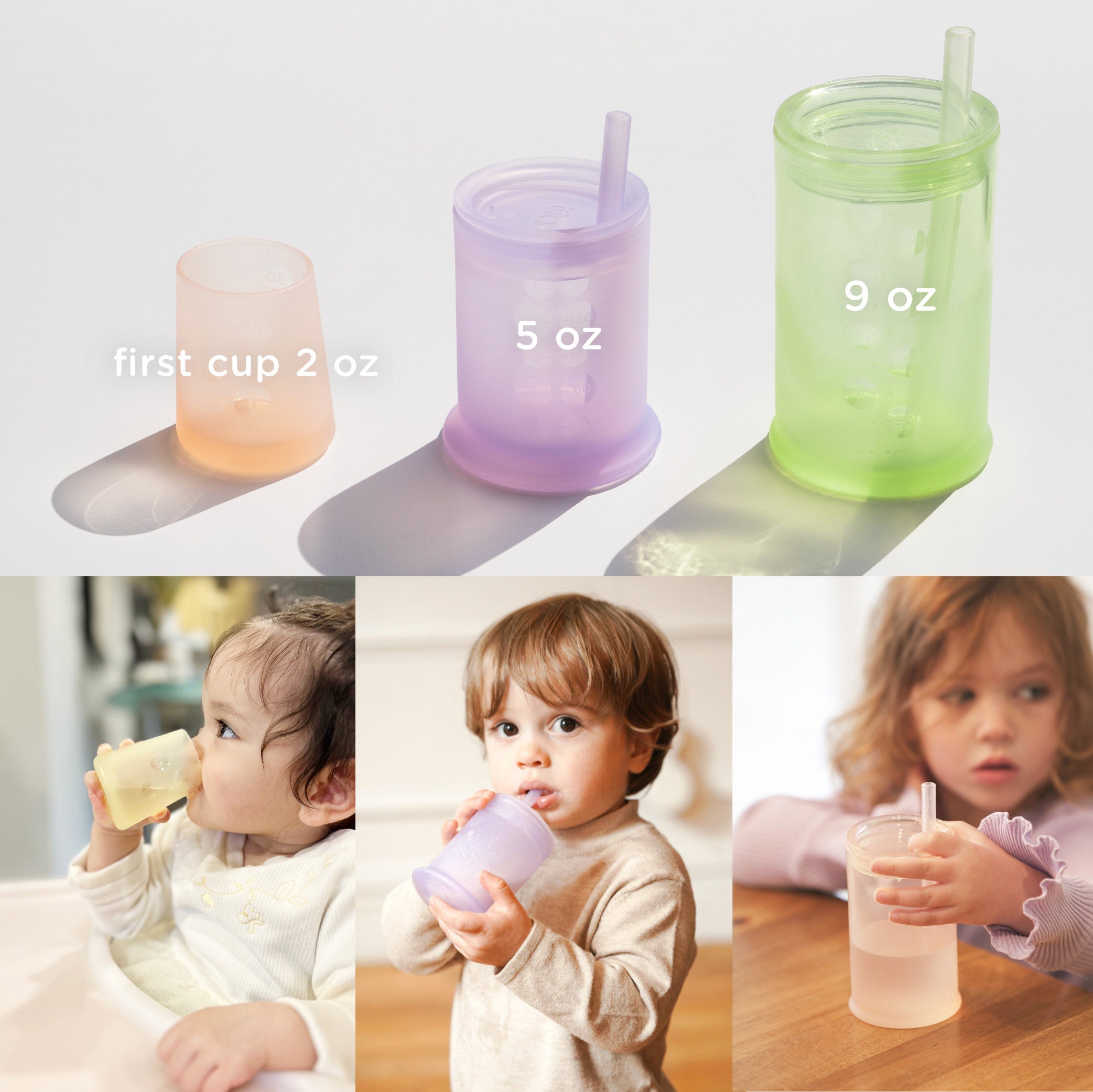 First Cup For Learning Open-cup Sips (2oz)