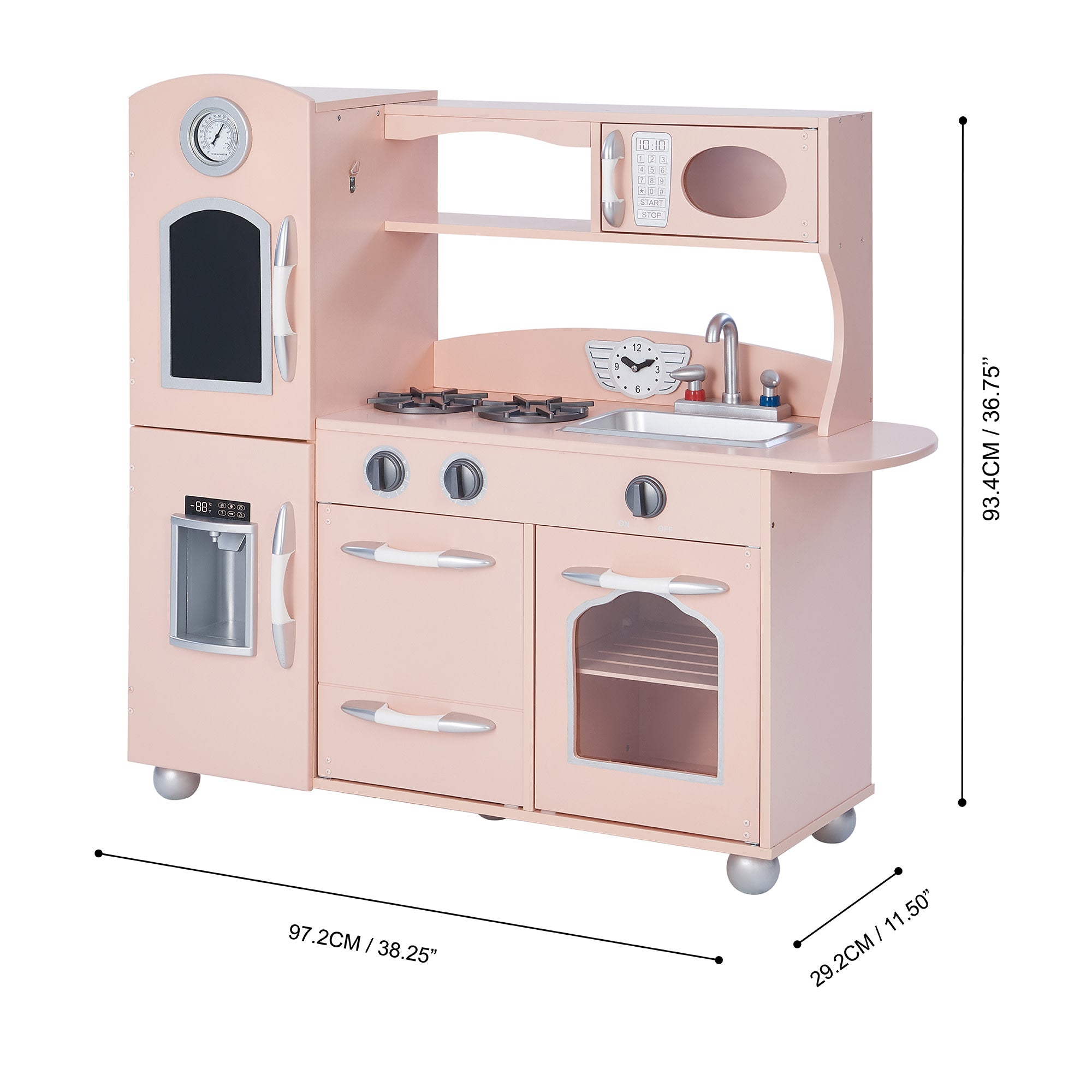 Little Chef Westchester Retro Play Kitchen, Pink