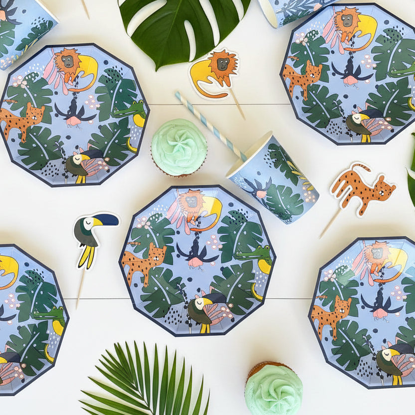 Tropical Animals Party Bags (set Of 8)