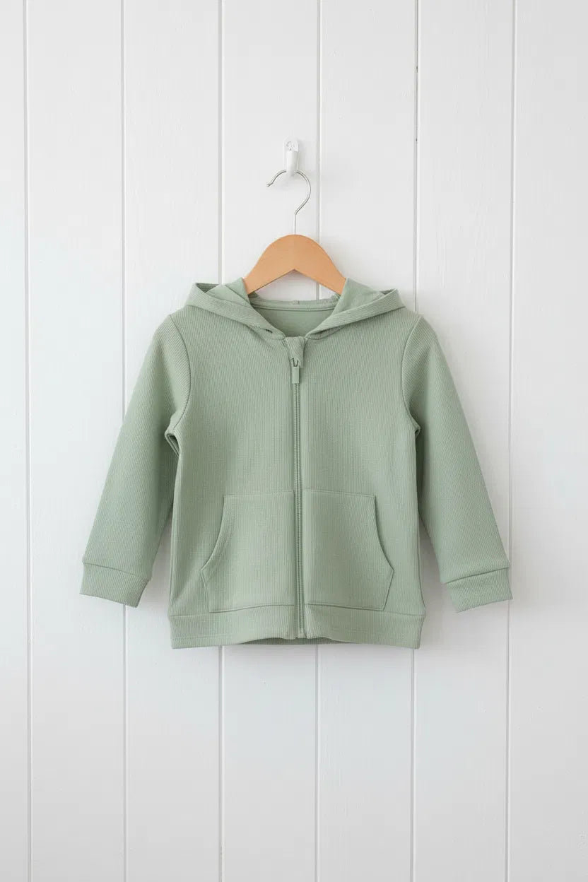 Sage Zipper Hoodie