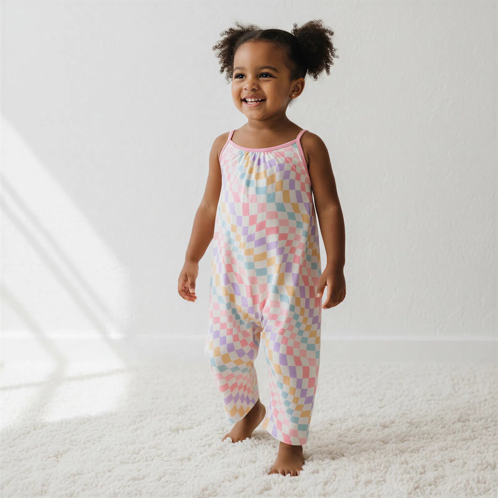 Pastel Checks Jumpsuit