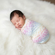 Rainbow Leopard Swaddle