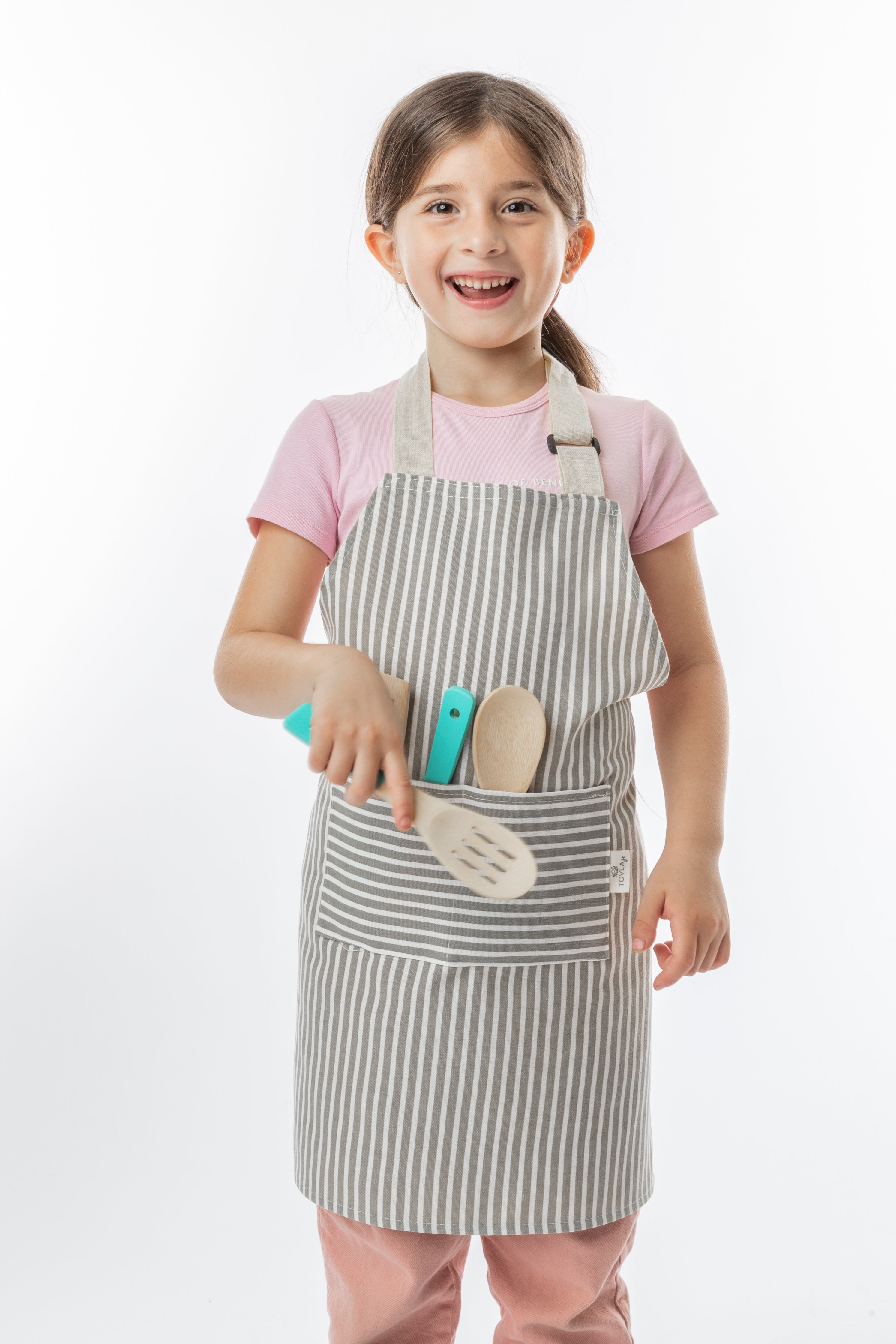 Tovla Jr. Apron & Cookbook Set | Kids Chef Apron, Hat & Recipe Book