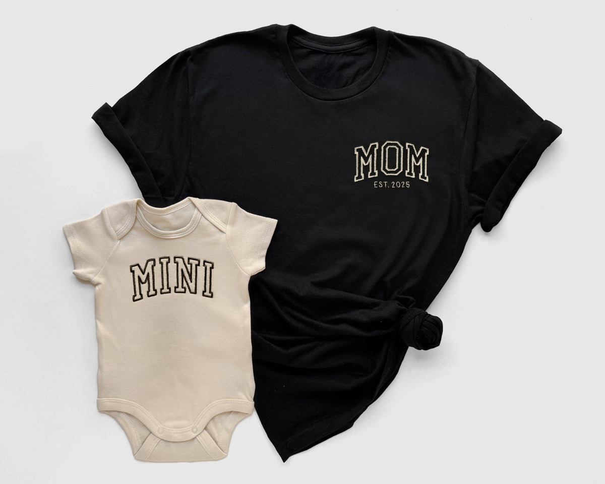 Personalized Embroidered Family Shirts | Mom, Dad & Mini Matching Shirts