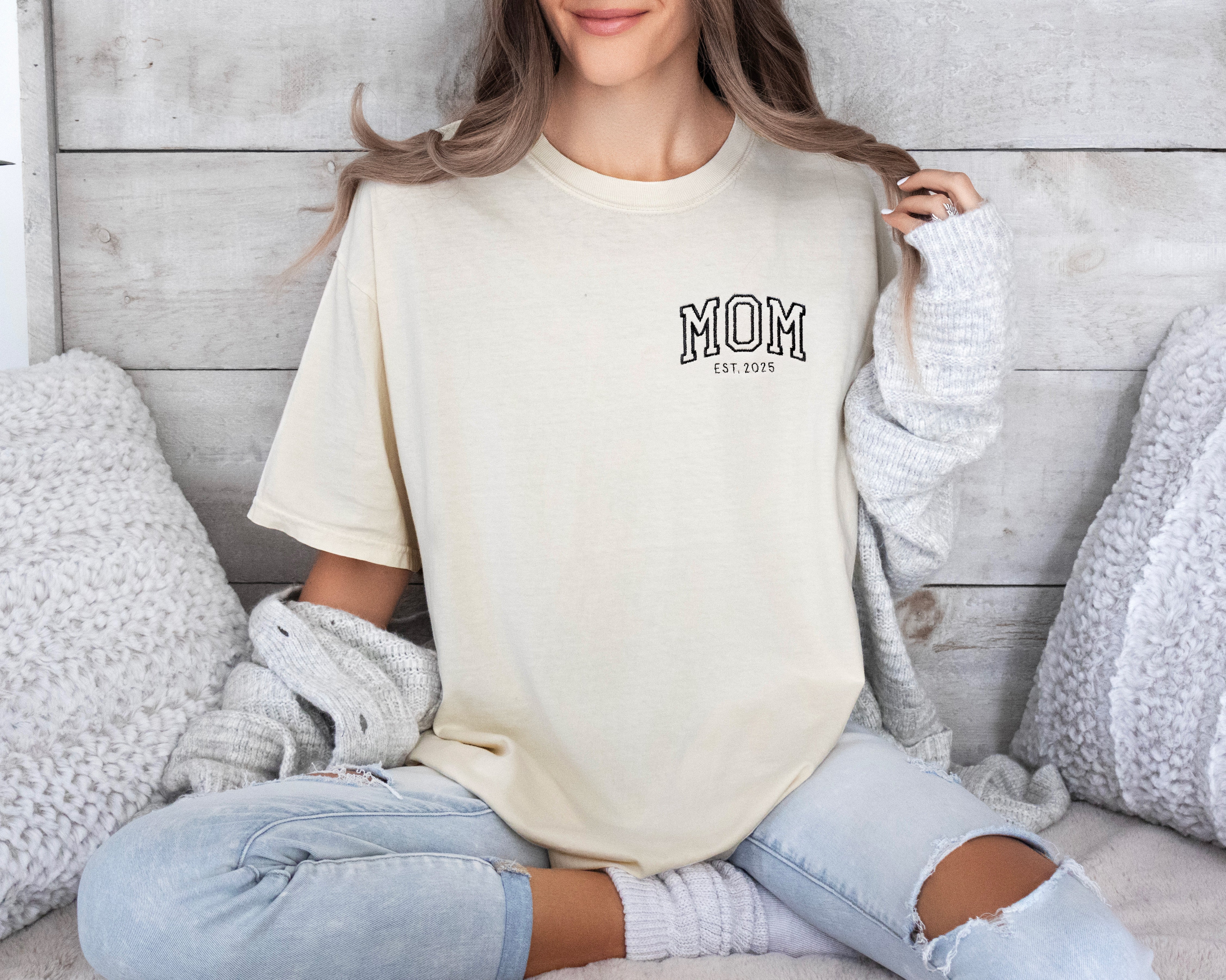 Personalized Embroidered Family Shirts | Mom, Dad & Mini Matching Shirts