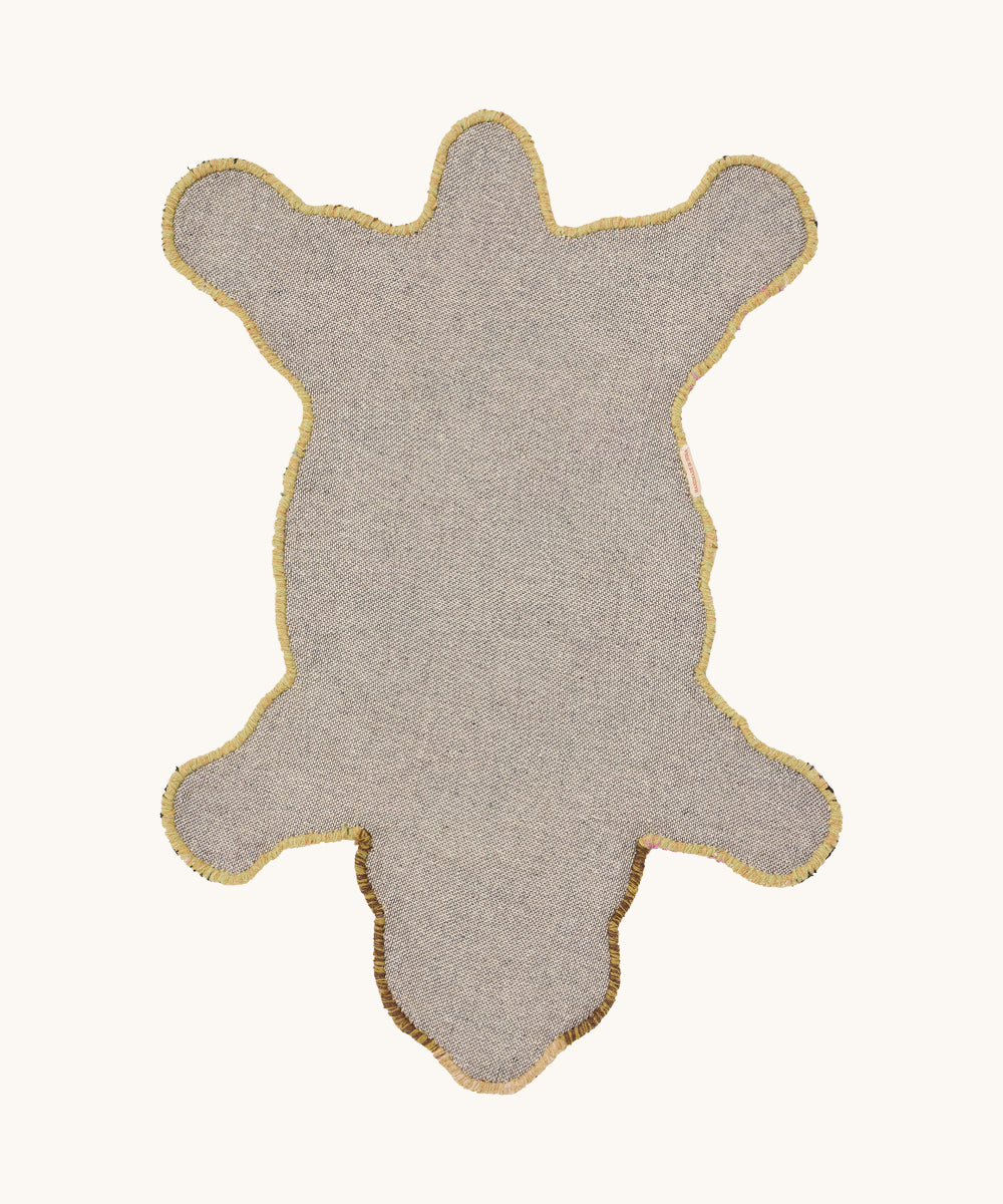 Archie Check Bear Rug Small