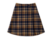 Aria Plaid Wrap Skirt