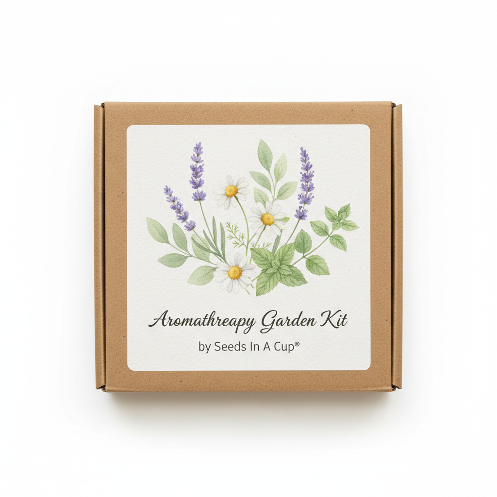 Aromatherapy Garden Kit | Lavender, Chamomile, Lemon Balm & Mint |